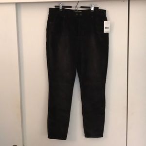 Free People Black Textured Pants
